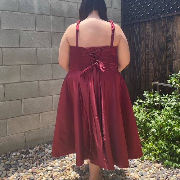 Sweetheart Satin Prom Dress - Picture 8 of 13